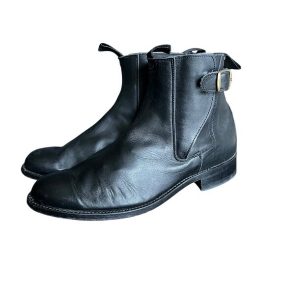 El Estribo Ankle Boots EU 40 US 9.5 Black Leather - Picture 5 of 14